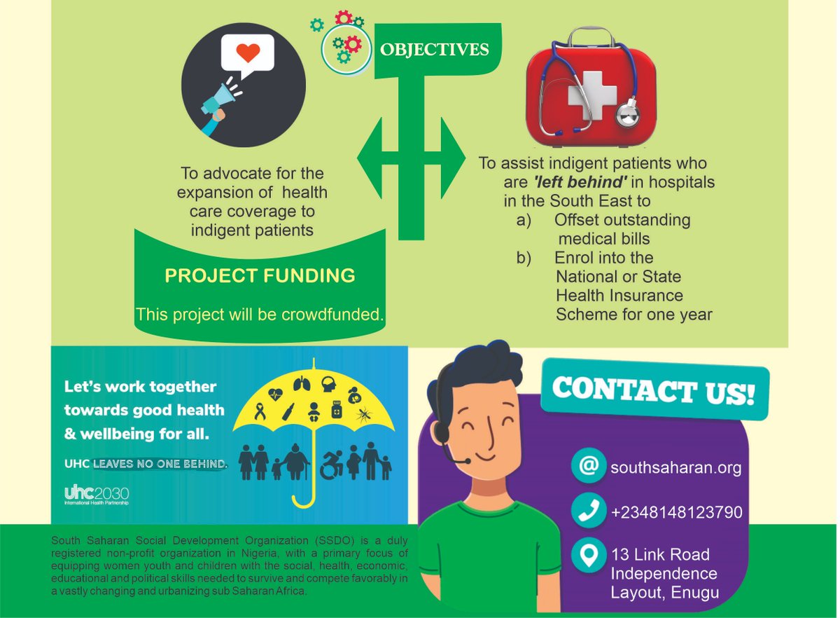 To commemorate the 2019 Universal Health Coverage (UHC) Day and its theme of Keep the Promise; SSDO introduces the “Leave No One Behind Project” to ensure indigent patients are not left behind in the march towards UHC. 
#HealthForAll 
#SSDOProgram