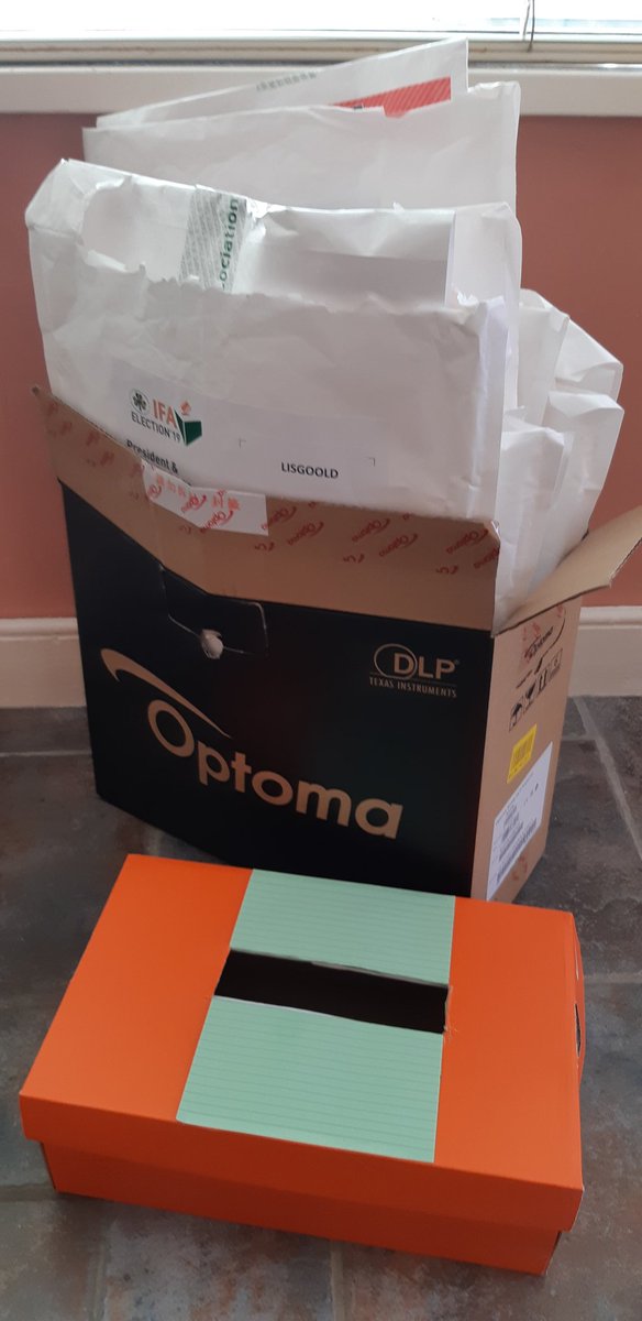 HaroldKingston1's tweet photo. All over bar the counting for this returning officer #IFAelections
Looking forward to next Tuesday 🤔😁😯😏 https://t.co/bS4nUduKng