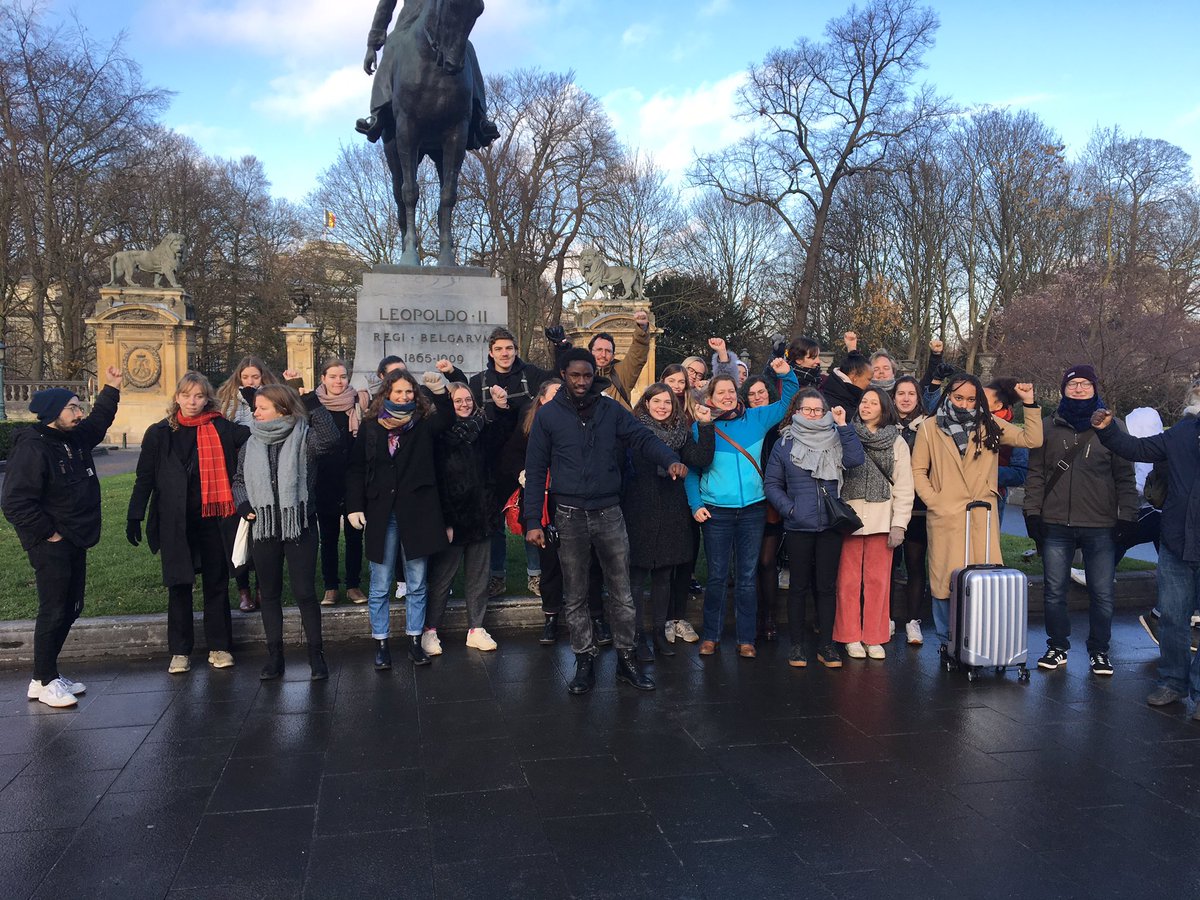 ‘Brussels is Leopoldville’. Closing my class with a tour on colonial memory by <a href="/mmoirecoloniale/">MémoireColoniale/BE</a>