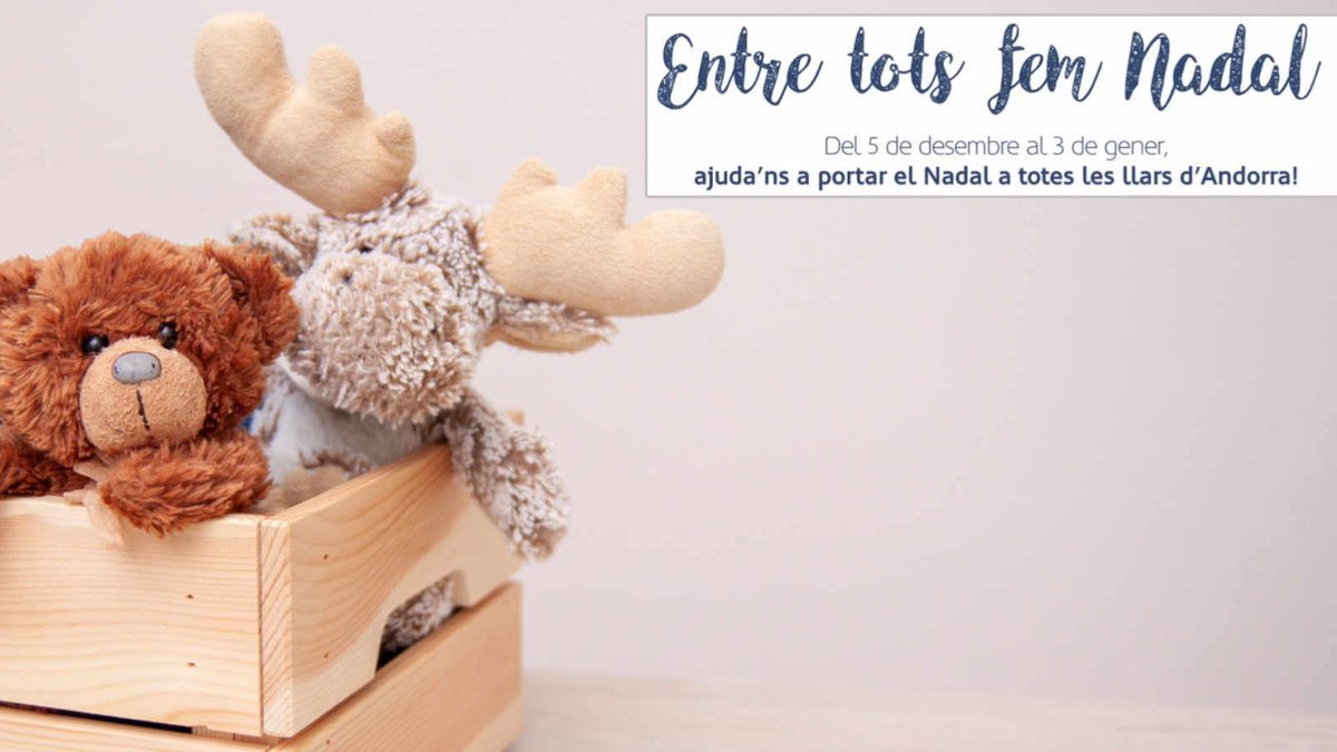 vivand_'s tweet photo. Participa a la campanya solidària de recollida de joguines i ajuda'ns a portar el Nadal a totes les llars d'Andorra! 🎄
Pots dipositar les que vulguis donar al costat del Punt d'Informació @illacarlemany o a les oficines @MoraBanc de Plaça Coprínceps. 🎲🧸 

#Andorra #Vivand https://t.co/oOV1Ly17PR