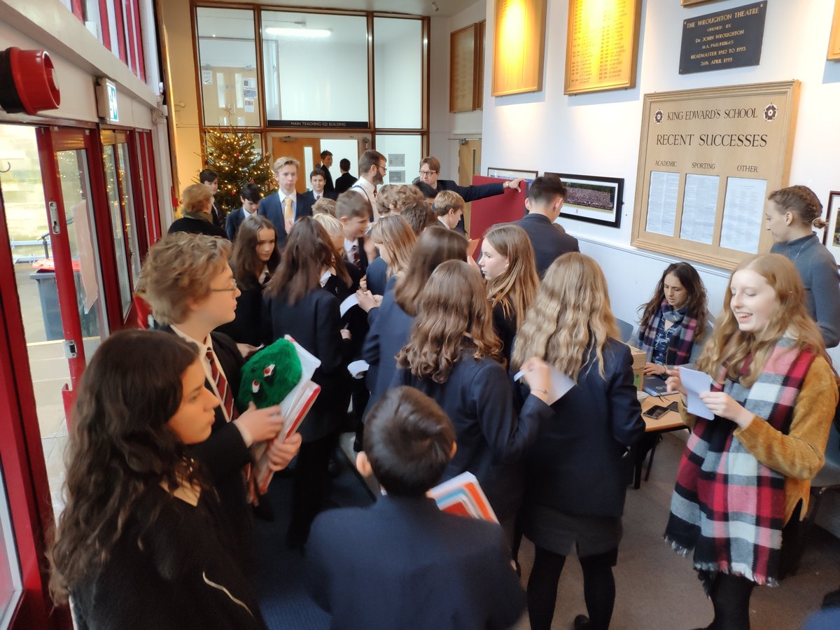 KESBathHistory's tweet photo. Students at @KESBath's polling station casting their votes! 
#GeneralElection2019 #SchoolForAdventurousMinds https://t.co/OeY8QNQ60O