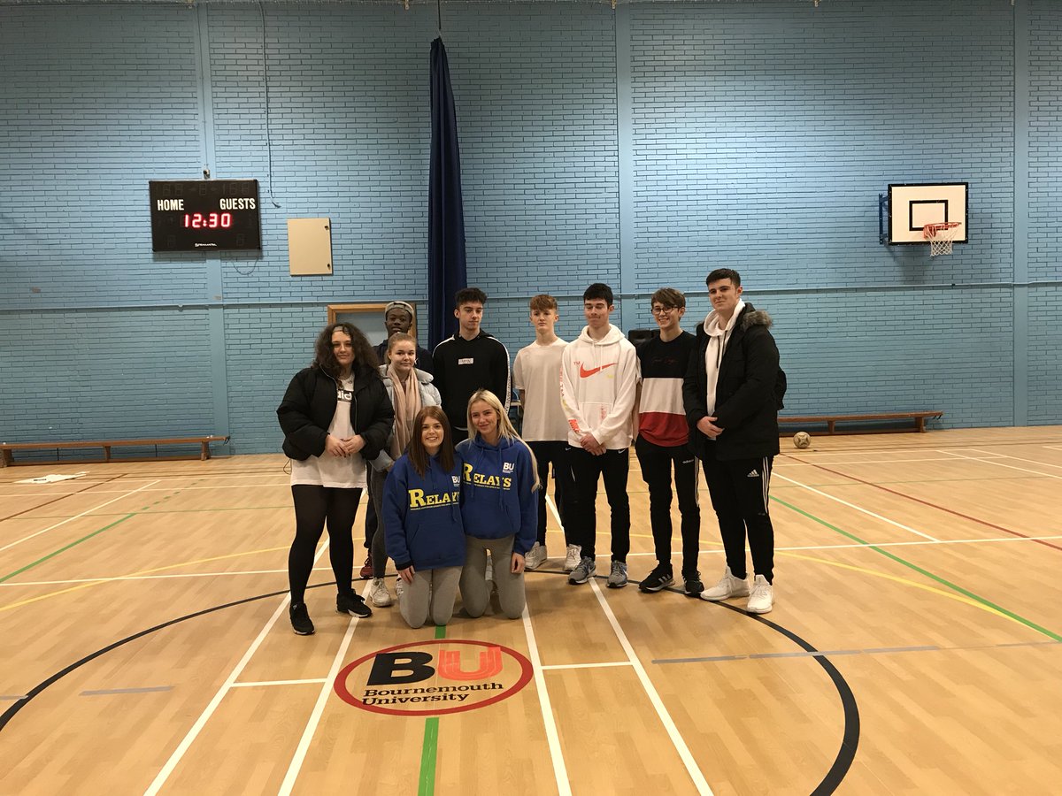 BUSchools's tweet image. The Y12’s at @Sparsholt_Coll took part in some amazing Sports coaching workshops with @SportBU today. We’ve had an amazing day watching them create their own activities and coaching techniques! #university #studysport