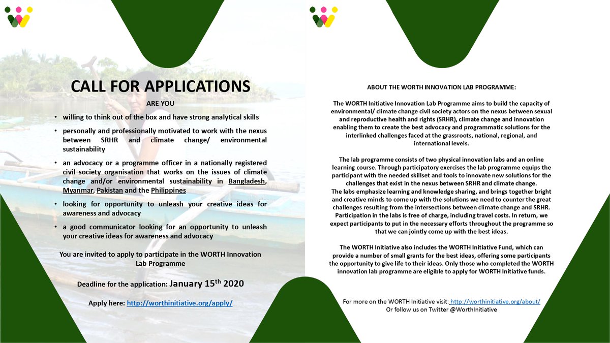 Women & Earth (WORTH) Initiative tweet media