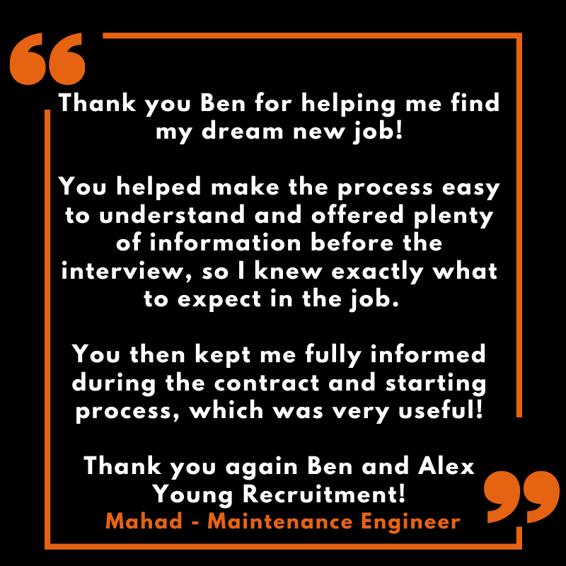 AYRRecruit's tweet photo. Thank you for the kind words Mahad!

If you are looking to work with an agency that put your needs first, contact us now

https://t.co/vH19OLTPz4

#facman #facilitiesmanagement https://t.co/sj76SAvI9N