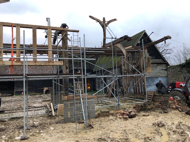 PocknellStudio's tweet image. Sometimes there is precious little to save from these old barns.