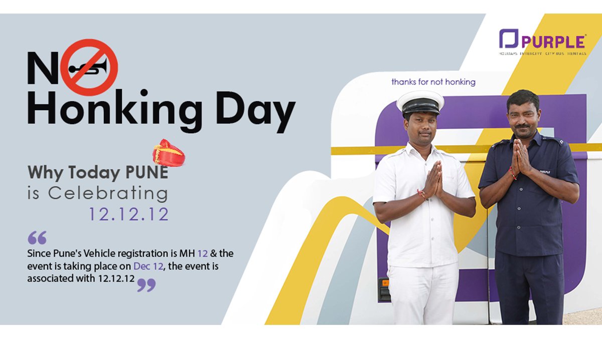 Prasanna Purple (@prasannapurple) on Twitter photo MH12 Celebrating - No Honking Day !!
<a href="/PuneCityTraffic/">पुणे शहर वाहतूक पोलीस</a> <a href="/PuneCityLife/">Pune City Life</a> #pune #Nohonkingday MH12 Celebrating - No Honking Day !!
<a href="/PuneCityTraffic/">पुणे शहर वाहतूक पोलीस</a> <a href="/PuneCityLife/">Pune City Life</a> #pune #Nohonkingday