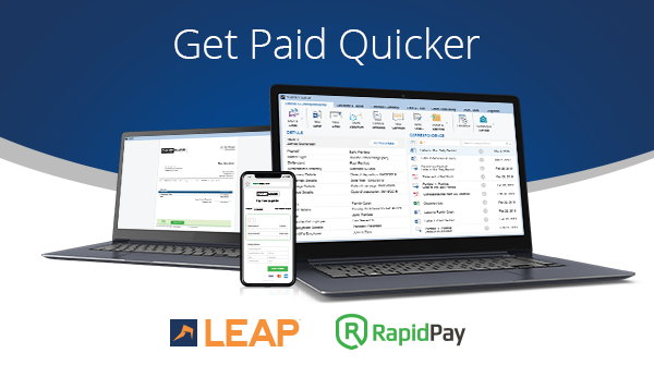 LEAP4Lawyers's tweet photo. RapidPay enables you to set up automatic recurring email and text payment reminders to send to your clients. Learn more about how RapidPay can help your firm get paid faster: https://t.co/PZnfCcmulF #LEAP #legalsoftware #RapidPay https://t.co/iZutXbXzCQ