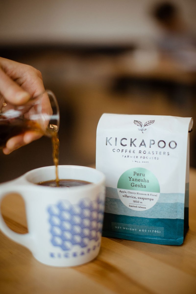 Have you ordered your limited release Peru Yanesha Gesha yet? #gesha #oneroast #onechance

kickapoocoffee.com/collections/al…