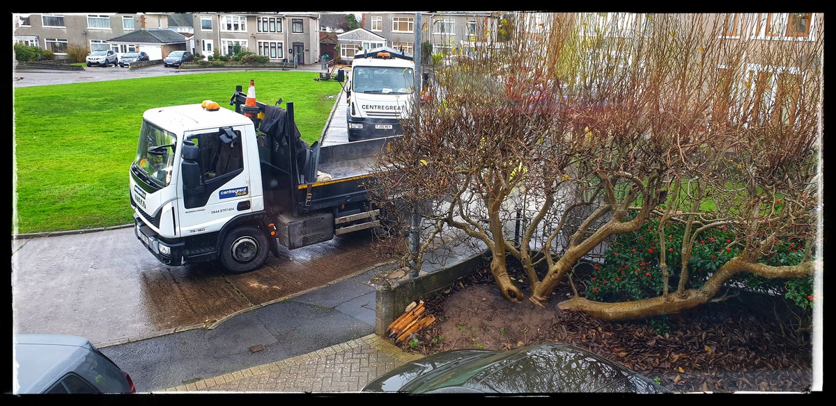 bigandyclifton's tweet photo. The joy of finding the council is finally relaying all the damaged pavements in the street, juxtaposed against the realisation that all your Survey Test Control points have just vanished! 😭 #SurveyProblems https://t.co/kr7xhlqKQ4