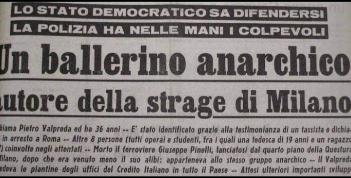 giovib2's tweet image. Le fake news esistevano pure nel 69 #PiazzaFontana 
#Pinelli
