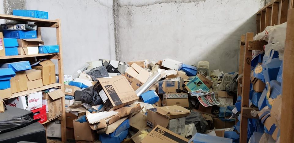 pueblaairelibre's tweet photo. Así encontraron el sector de Archivos en la Municipalidad de Tolhuin. "Gestión Queno" https://t.co/sQqppGxdxi