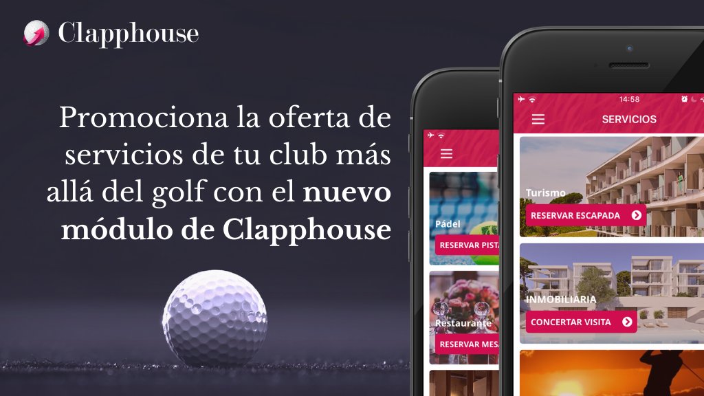 🚀 La nueva sección 'Servicios' de Clapphouse permite al club promover sus servicios de valor añadido de forma segmentada y 100% individualizada. ¡Así es! ➡️ themulliganfactory.com/clapphouse-lan…

#DigitalGolf #ClapphouseApp #TheMulliganFactory #GiveYourClubAMulligan #GolfLife #GolfingFun