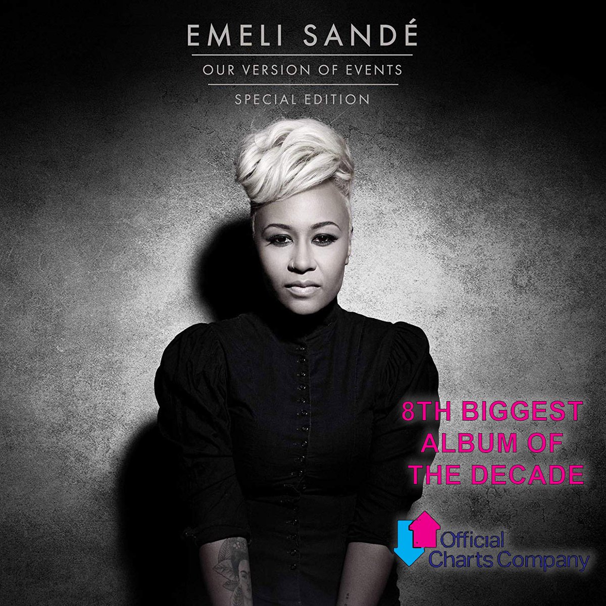 FHBLOCK's tweet photo. We’re so excited that @emelisande ‘s debut album has been announced as the 8th best selling album of the decade in the UK by @officialcharts 🙌 #FHBlockFamily https://t.co/UGgd156h82