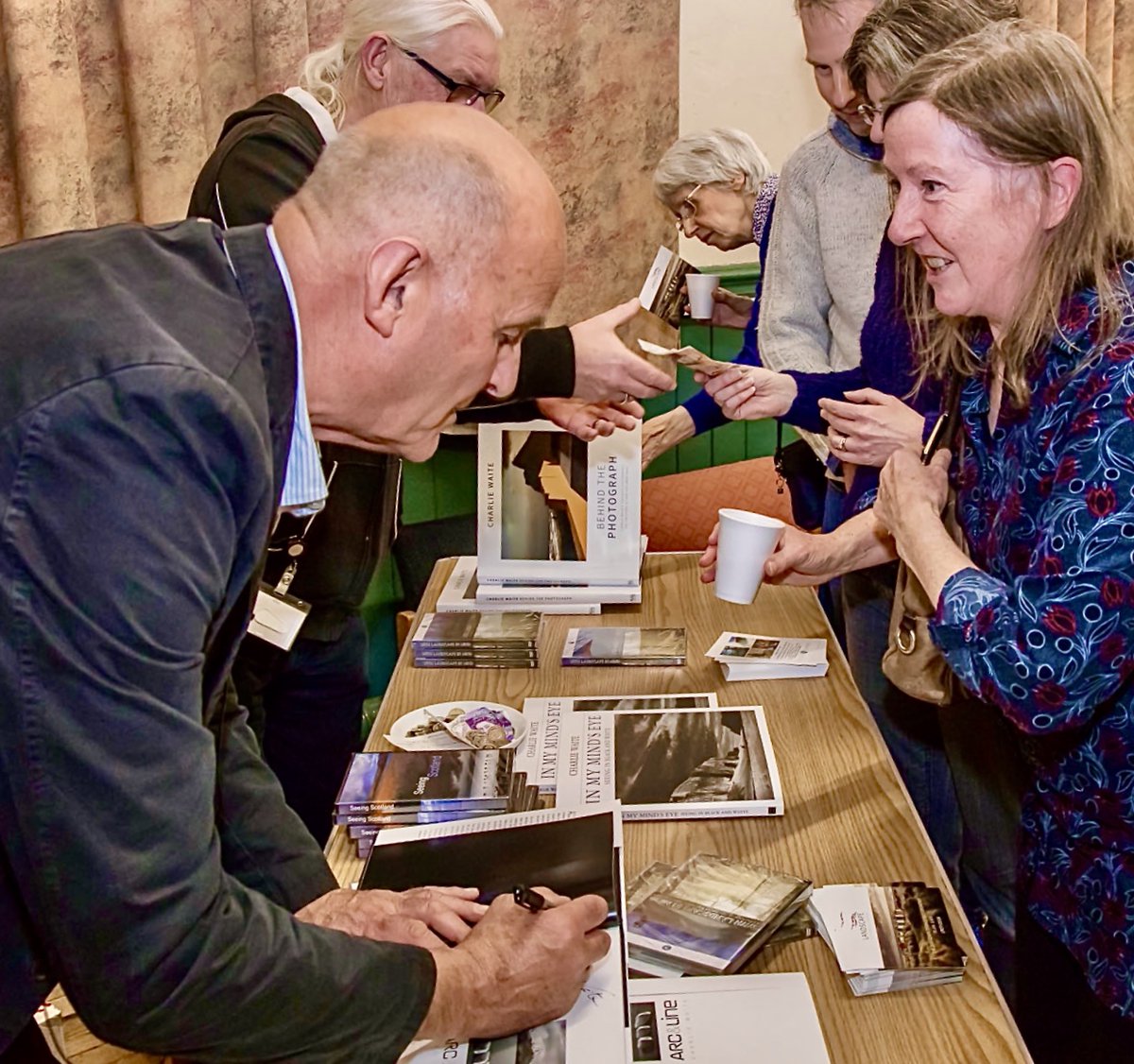 Highlight of the year at LPS on Tuesday. Charlie Waite, nationally and internationally renowned landscape photographer, was our guest speaker. Fascinating insights, superb images and time for all, to chat, present awards and sign books. @Charlie_Waite1