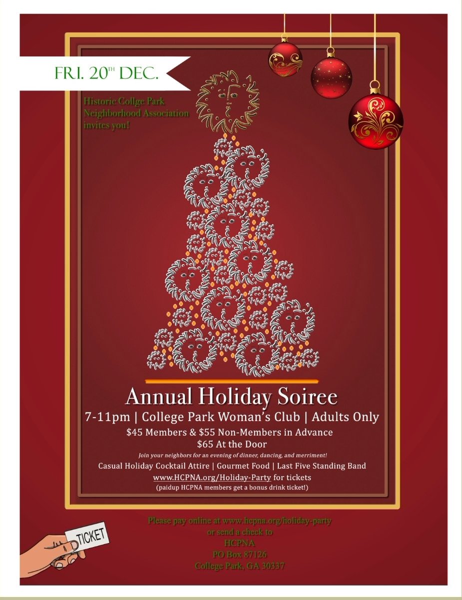 MyHCPNA's tweet photo. Hello neighbors and friends!  Please come join us for our annual Christmas Party on Dec. 20, 2019.  Advance ticket pricing until Dec. 18, 2019.  For more information, visit https://t.co/C99KqdzOdh. 🎄 https://t.co/YSbjordOy8