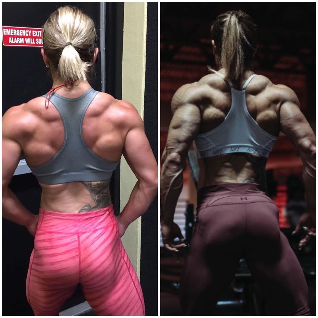 bigmusclegirls on X: Strong female back #muscle #fitness #fbb