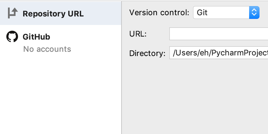 pycharm's tweet photo. If you work on open source projects, you've surely cloned a project from GitHub before. We've made this experience a little smoother in PyCharm 2019.3 #NewInPyCharm https://t.co/Og8TedEAnA https://t.co/SHF85JHAwP