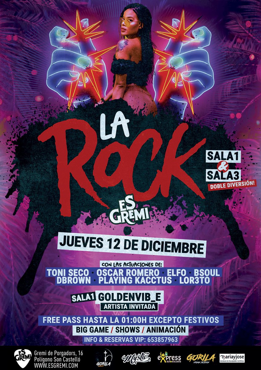 Buen día de juerness! #LaRock <a href="/esgremi/">Es Gremi</a>