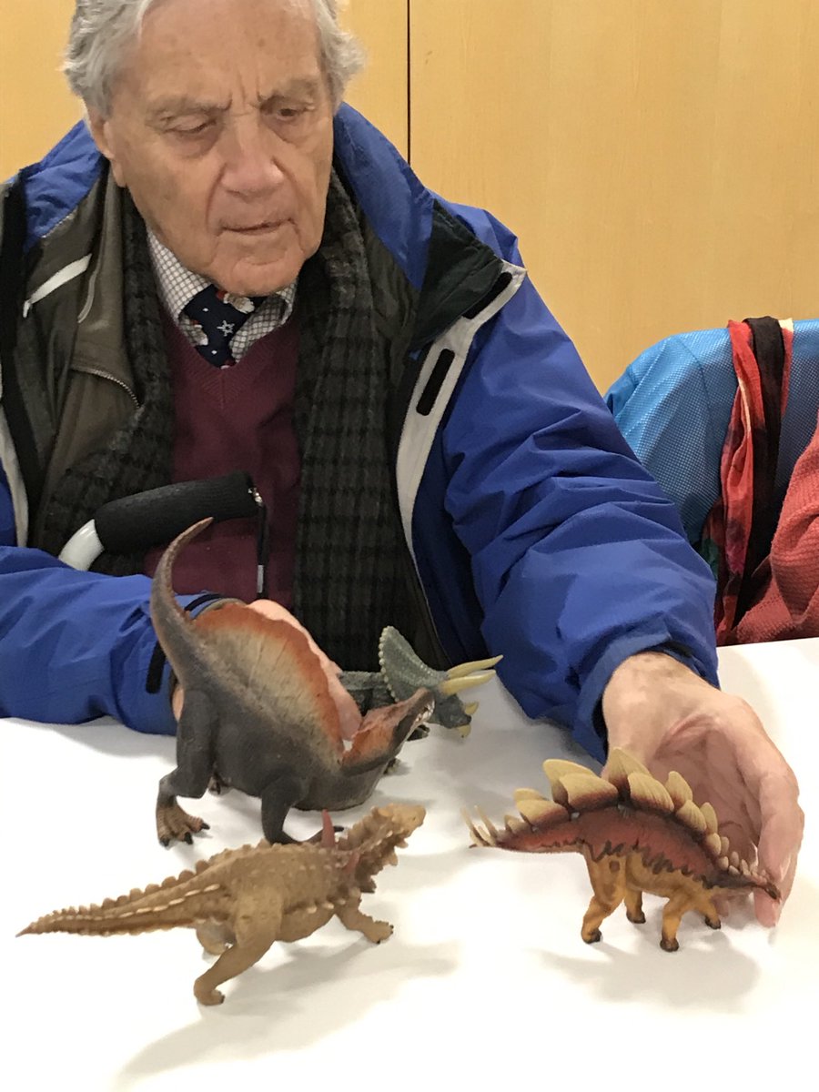 Palaeofossil's tweet image. Just finished a visual awareness handling session - using some of my many dinosaur models to help illustrate different types. A good time was had by all. ⁦@CardiffCurator⁩ #visualawareness #dinosaurtoys