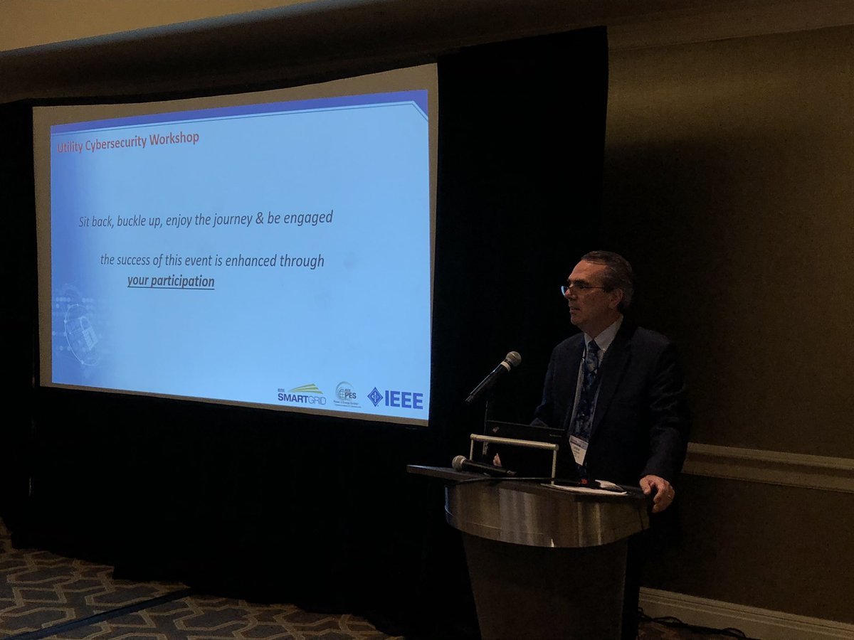 We are underway with the 2nd annual  #SmartGridCyberCon and #SmartGridCyberVillage. #powergrid <a href="/skunsman/">Steven Kunsman</a> #SCADA #cyber #infosec #DNP3 #EnergyTwitter #NERCCIP bit.ly/2priwIb