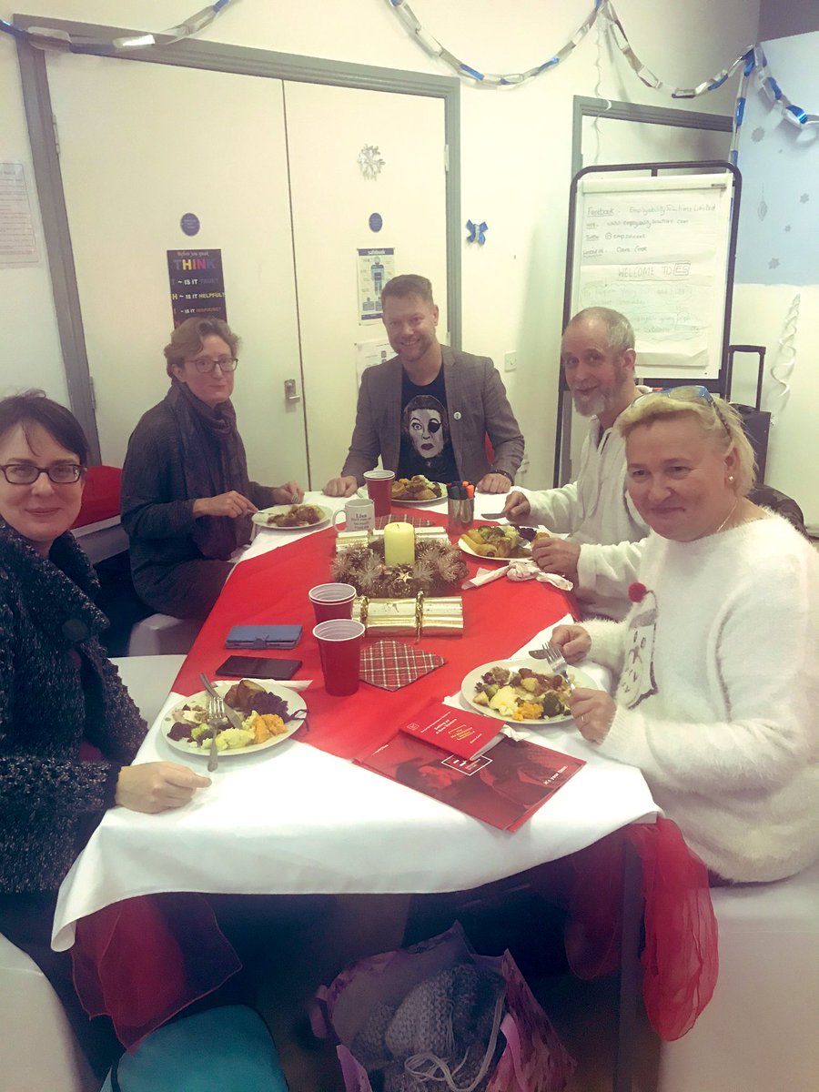BillingReeves's tweet photo. Visiting this amazing #socialenterprise @empsolneet for #Christmas dinner and wondrous knowledge ❤️❤️ #ssefellow #ssefellows #socialent #socialbusiness #socentcommunity #charity #education #love #creativity #kindness @SSENorthWest @SchSocEnt @berniehollywood #canteen https://t.co/EcXd9GotPP