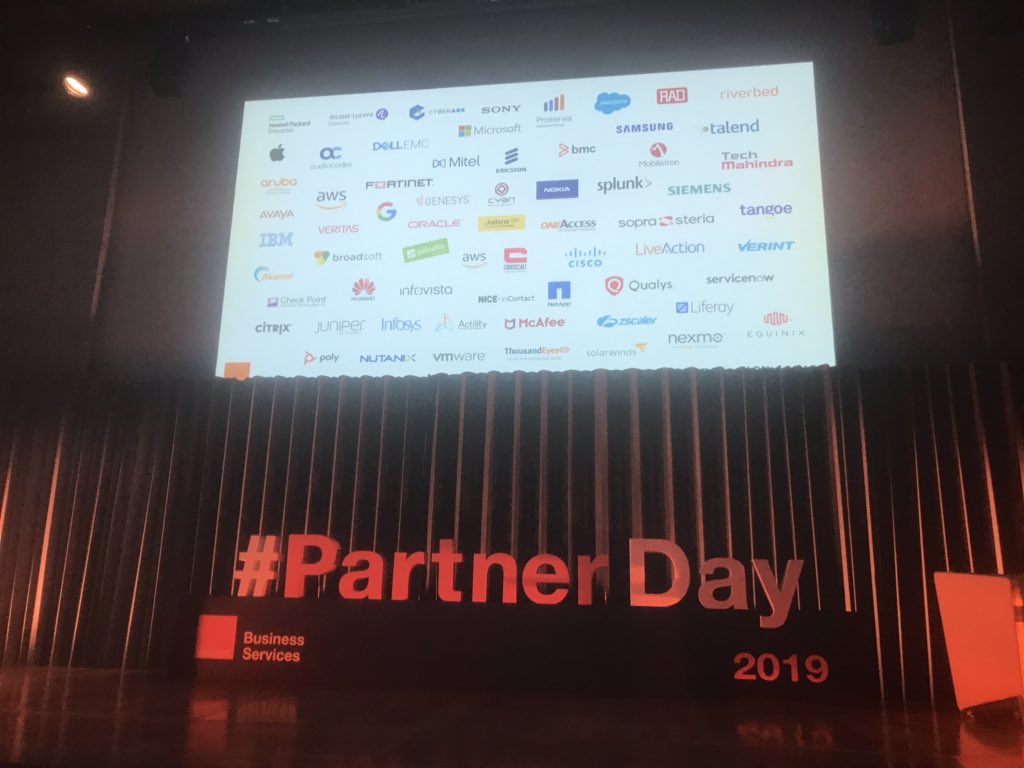 P_Ensarguet's tweet photo. @orangebusiness #partnerday2019 65 trustful and comited partners in the room. Thanks to all 🙏 https://t.co/NnSxZoVTP2