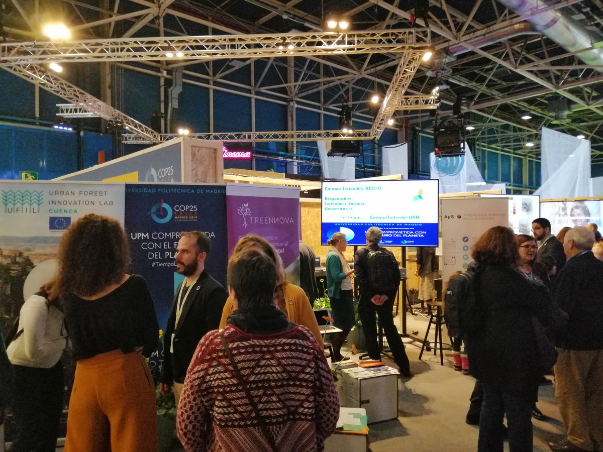 Gran interés por la labor de <a href="/La_UPM/">Universidad Politécnica de Madrid</a>  en la #COP25