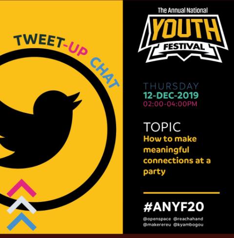 ANYF2020's tweet photo. Its has been an interesting talk about the art of using every opportunity that comes with parties. Thank you all to our participants in today's conversation, @garang_lester @ashrafkakaire1 @ANYF2020 @Hedwigkatty @iam_pato_s5 and our audience.Tune in next time #ANYF20 https://t.co/0D2ZDOuccy