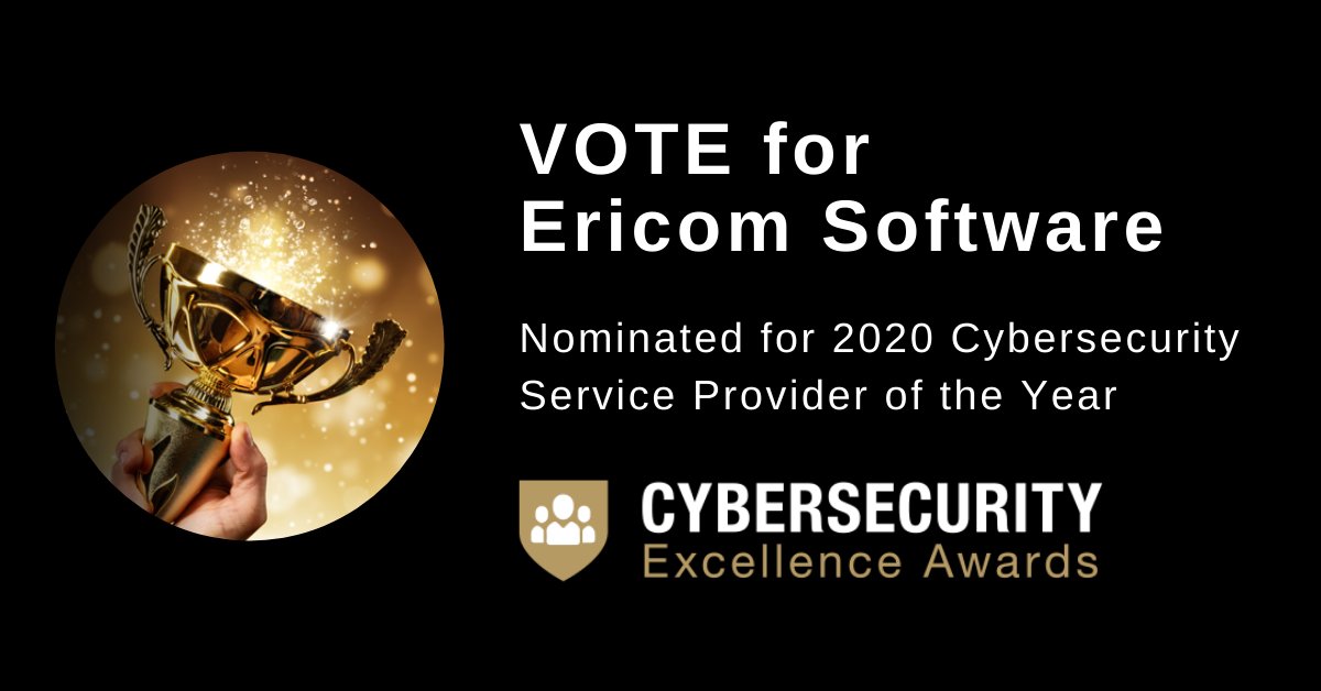 EricomGal's tweet photo. We're excited to announce that @Ericom_Software is a nominee for the 2020 #CybersecurityExcellenceAwards. Help us win by casting your vote for us! https://t.co/uvjafEqw51  #service https://t.co/SCXRV1gkkD