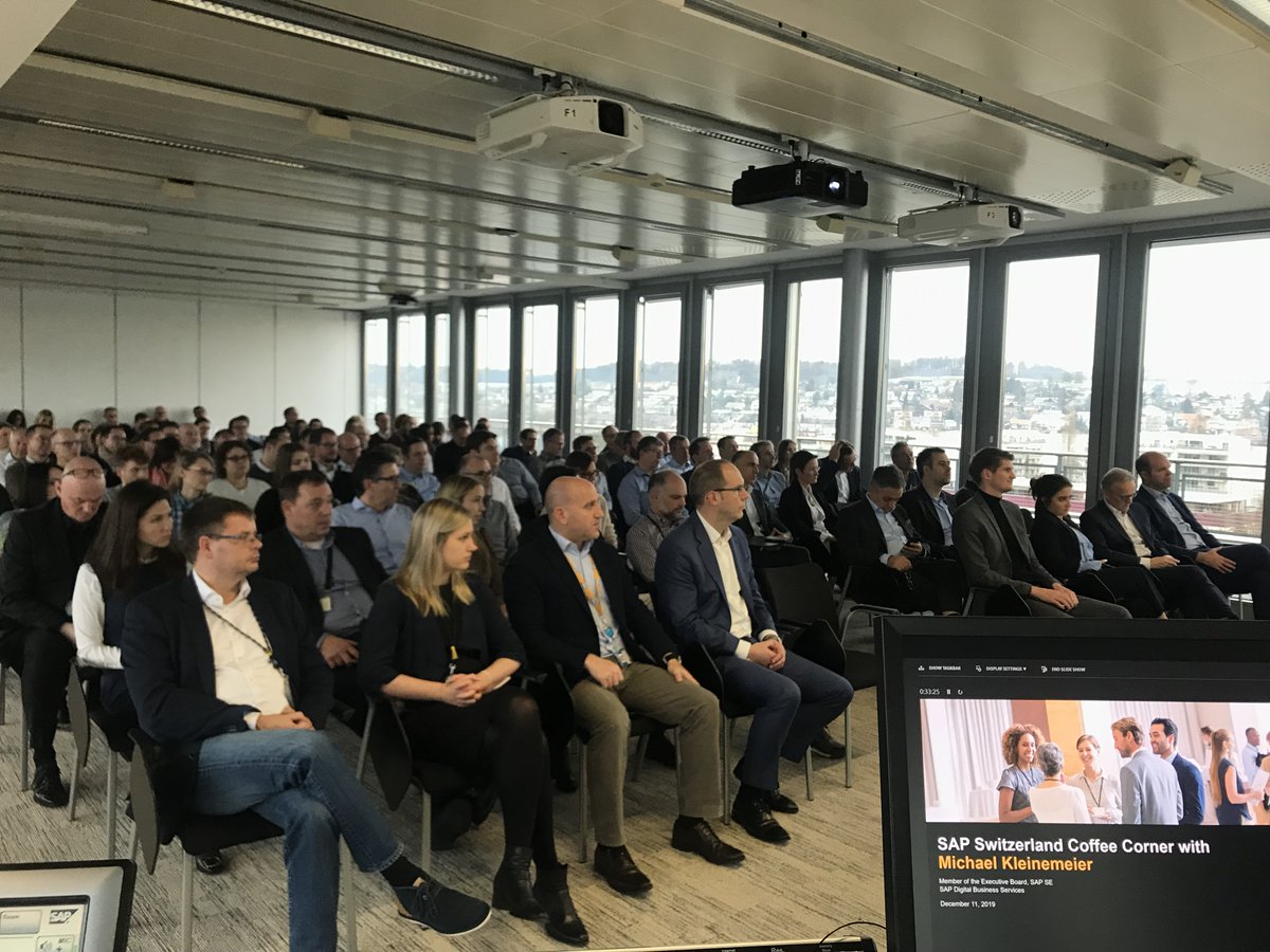 Michael Kleinemeier (@michaelkleinem) on Twitter photo Thank you to all SAP colleagues in Regensdorf, Switzerland for your questions, ideas, and time during our coffee corner session yesterday. I very much enjoyed the dialog with you. #staycurious #thebestrun #sapdigitalsvcs #LifeAtSAP <a href="/sap_dach/">SAP D-A-CH</a> Thank you to all SAP colleagues in Regensdorf, Switzerland for your questions, ideas, and time during our coffee corner session yesterday. I very much enjoyed the dialog with you. #staycurious #thebestrun #sapdigitalsvcs #LifeAtSAP <a href="/sap_dach/">SAP D-A-CH</a>