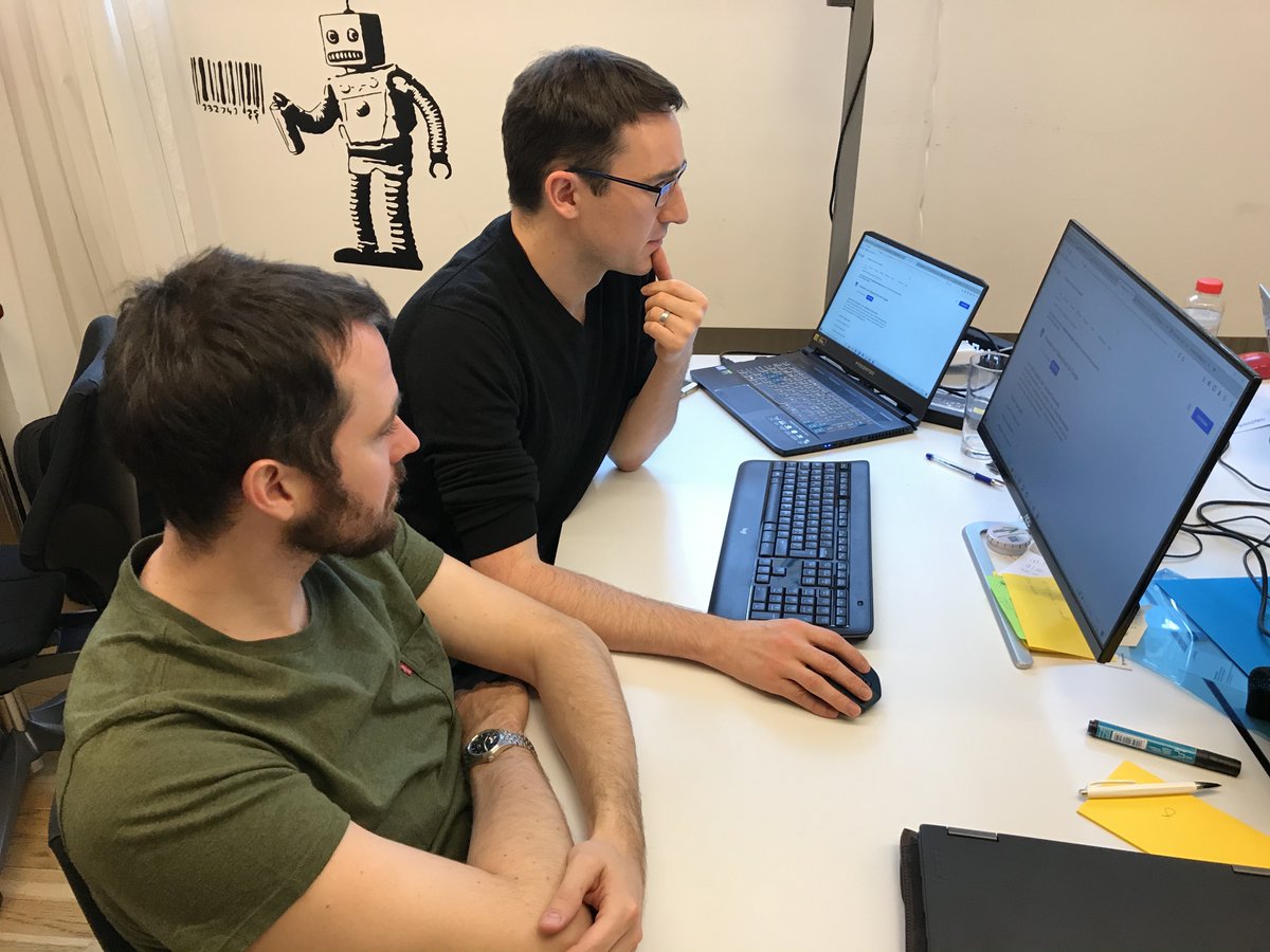 Today we run our #Automation #Unicorn team session with <a href="/infometisAG/">infometis</a> and <a href="/swarmit1/">swarmit</a> we unite all kinds of technologies to one #DevOps example. <a href="/Atlassian/">Atlassian</a> <a href="/Jira/">Atlassian Jira</a> <a href="/Tricentis/">Tricentis</a> <a href="/newrelic/">New Relic</a> <a href="/JiraServiceDesk/">Jira Service Desk</a> <a href="/Azure/">Microsoft Azure</a> #jenkins <a href="/Confluence/">Atlassian Confluence</a> #cucumber