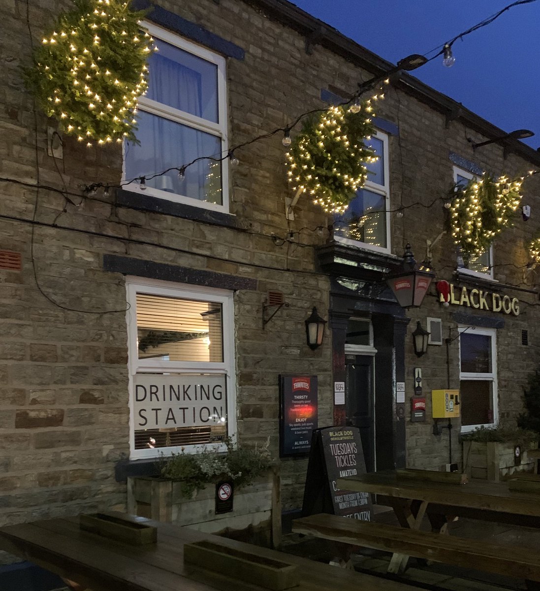 It doesn’t matter what you drink today, so long as you turn out and drink! It’s your democratic right. 

The Black Dog “Drinking Station” will be open for you until 11pm #GeneralElection2019 #GE2109 #dogsatpollingstations #UKElection #iVoted