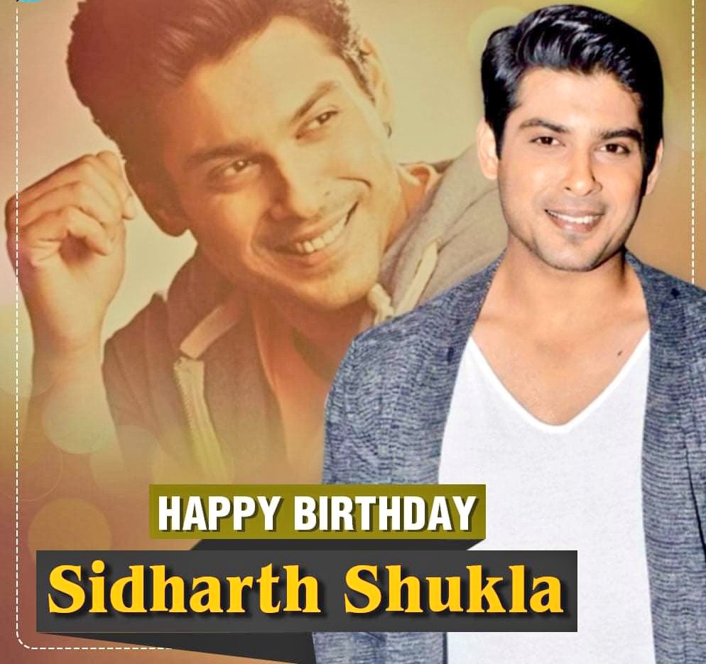 Get Well Soon Siddharth shukla Happy Birthday Fighter Sid   