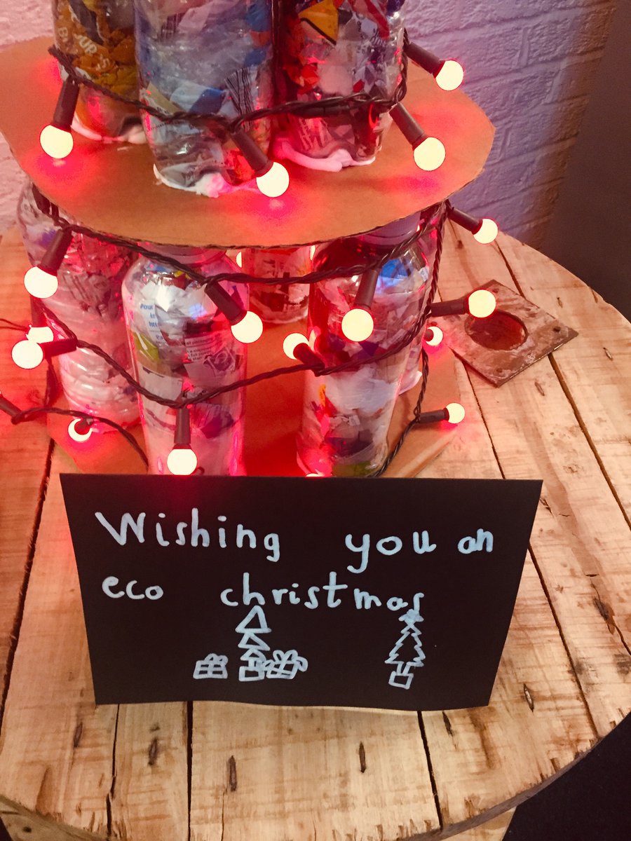 JoPetersEYFS's tweet photo. Eco bricks are the future at Moss Park Infants! The Eco team designed and created a wonderful Christmas tree. 🌿1st of many projects to come. 
@MossParkInfants @SavethePlastics @CycleRecycleUK @CycleRecycleUK @ecobricks_UK https://t.co/YXwzqLggcp