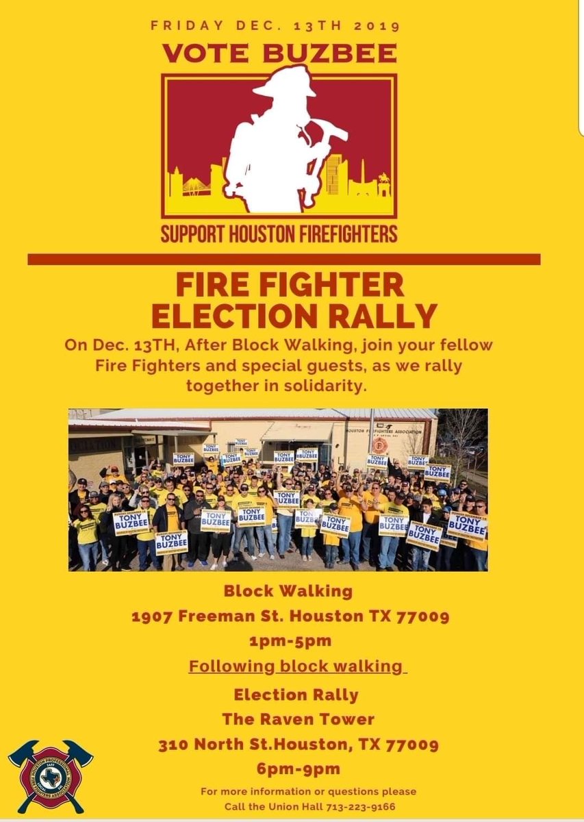 buzbeeformayor's tweet photo. Election rally with food and fellowship at Raven Tower from 6-9 PM. SPECIAL GUEST that you don’t want to miss!!!
ELECTION DAY Saturday, Dec. 14, 7 AM - 7 PM. #Houston #BuzbeeforMayor #HoustonMayor #NewHouston #Buzbee #TonyBuzbee #unidosporbuzbee #vote #getoutthevote #gotv https://t.co/IAUCKvLaro