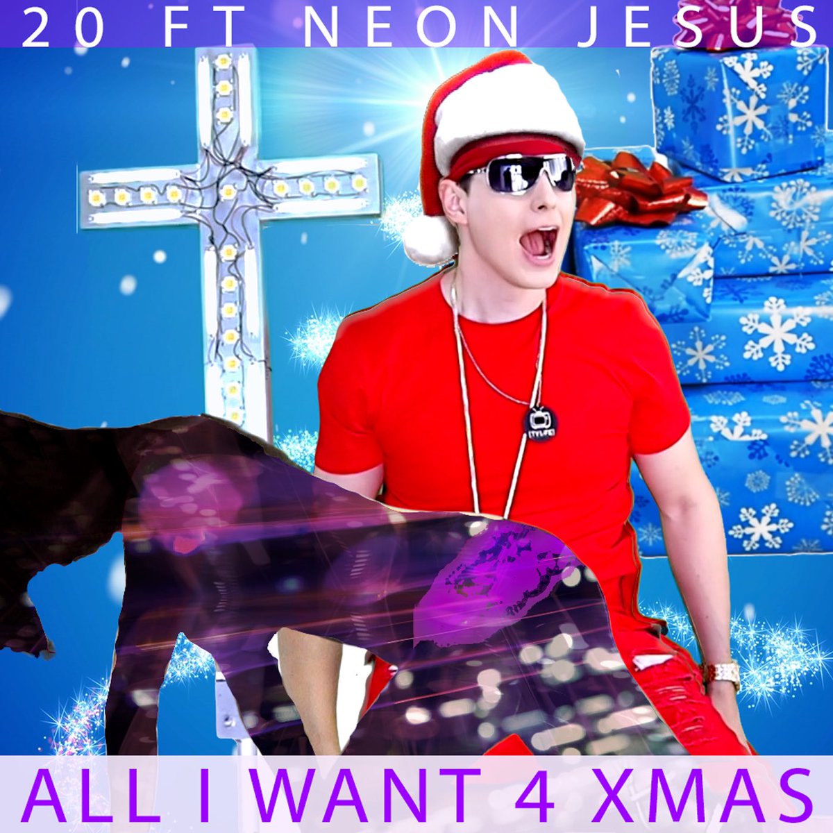 20FtNeonJesus's tweet photo. Santa done dropped a new single for Xmas!!! https://t.co/700f7IKeeA     https://t.co/vddU1FNqVO https://t.co/NIe5DvMAzz