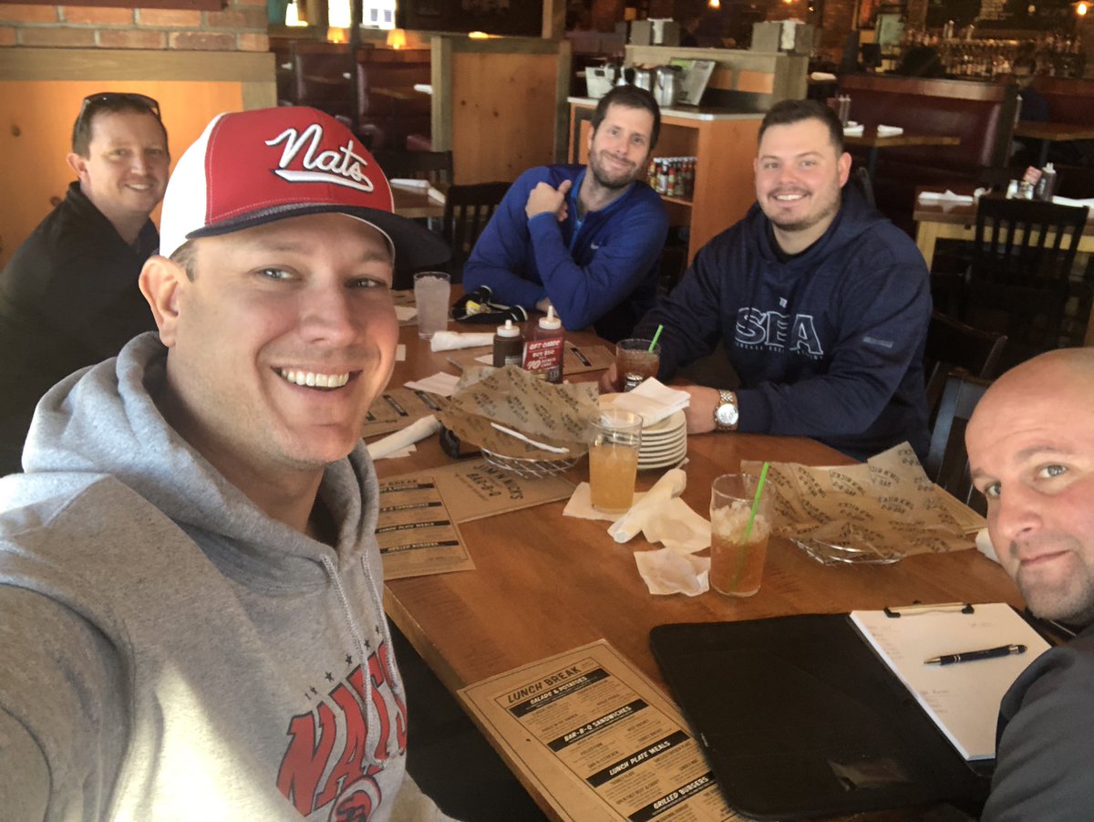 Great meeting with <a href="/SbaRowan/">sba-north</a> <a href="/sbalakenorman/">Showcase Baseball Academy</a> &amp; <a href="/USSSA_NC/">NC USSSA Sports</a> today! Getting ready for the 2020 spring/summer baseball season! Thanks for lunch <a href="/CoachTerry9/">Jason Terry</a>