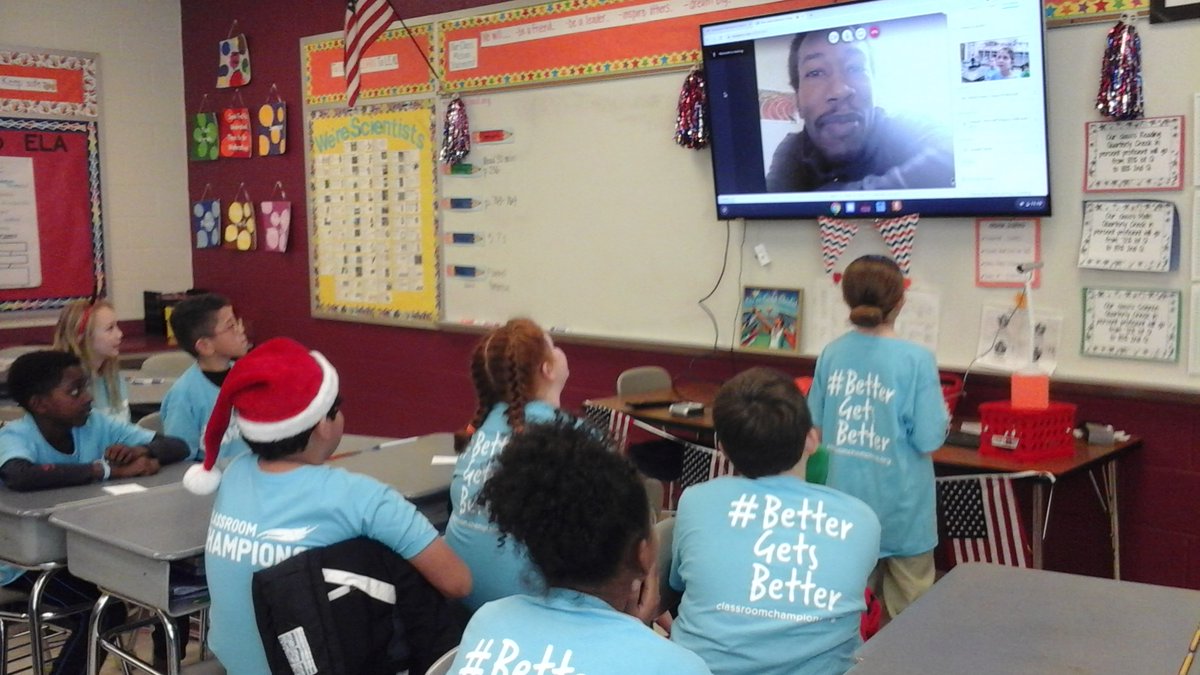 stonesclassroom's tweet photo. Amazing! Fun! Exciting! We LOVED our live chat with @ClassroomChamps mentor @MarkeithPrice today! Thank you for spending part of your day with us! #MKsChamps https://t.co/EsdtuKeNlh