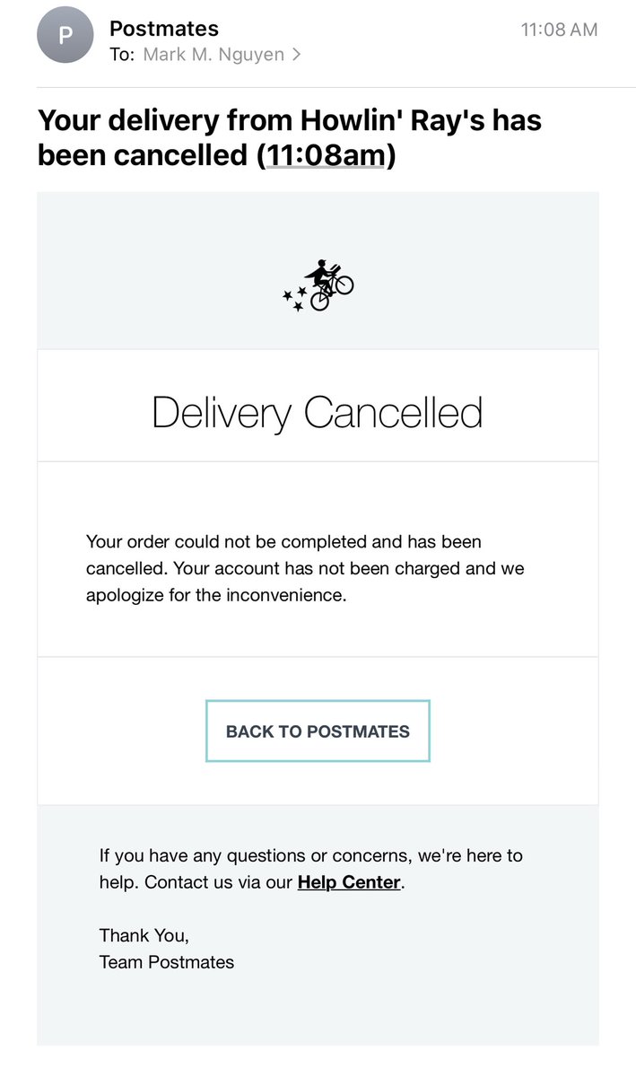 BeEasyMark's tweet photo. @Postmates @howlinrays @PostMalone wtf?! https://t.co/RMV3haA3r1
