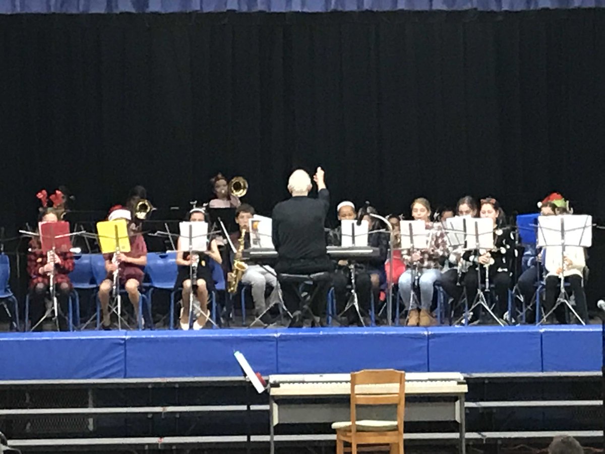 GRPSColeman's tweet photo. Warming up for the holidays at the Coleman Winter Concert! Awesome job Mr. Bazaz!!!!
 #RockGRNJ https://t.co/rDh4ZlIWls