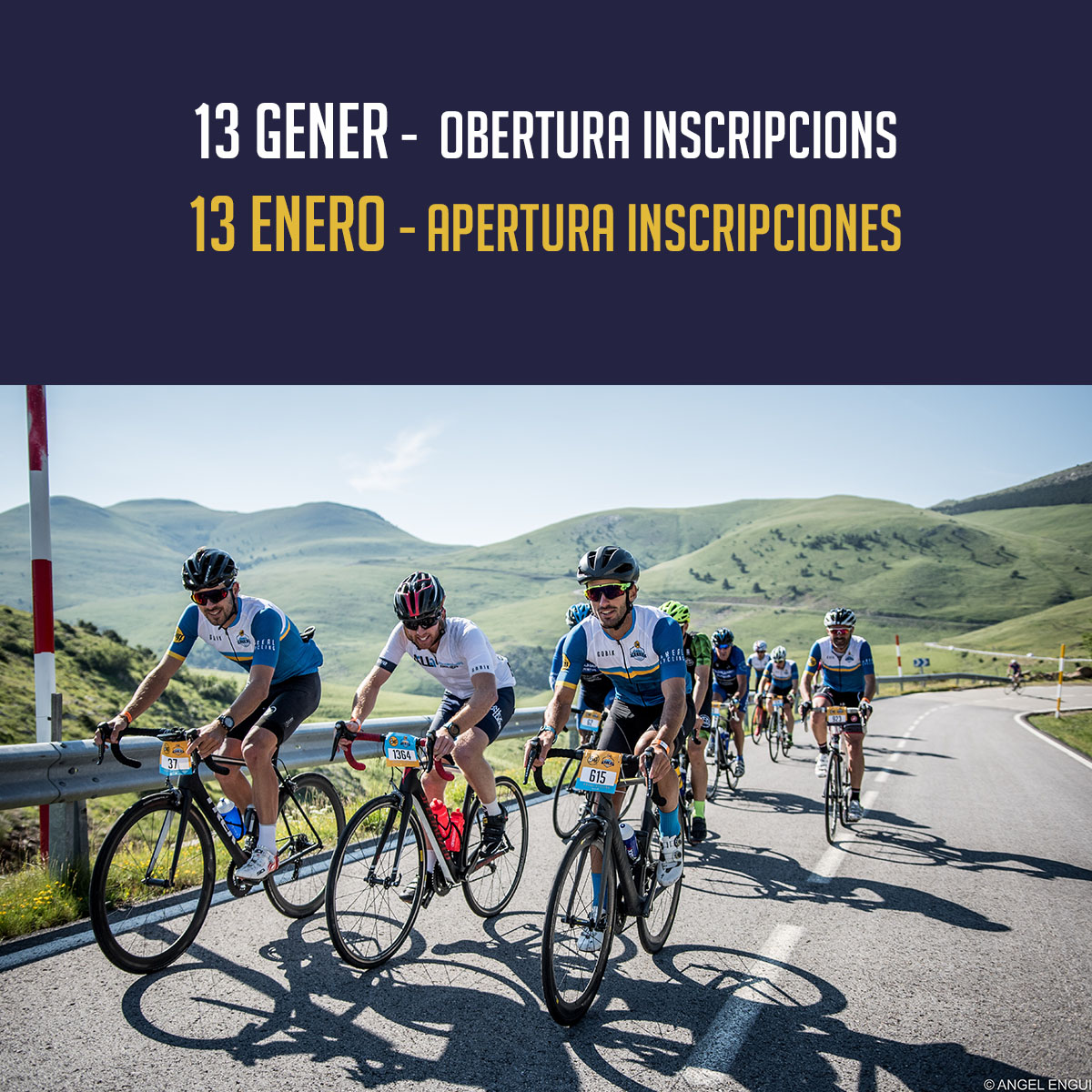 📅 13 GENER - OBERTURA INSCRIPCIONS
💣 Estigueu atents, novetats en breus!
-----------------
📅 13 ENERO - APERTURA INSCRIPCIONES
💣 ¡Estad atentos, novedades en breve!