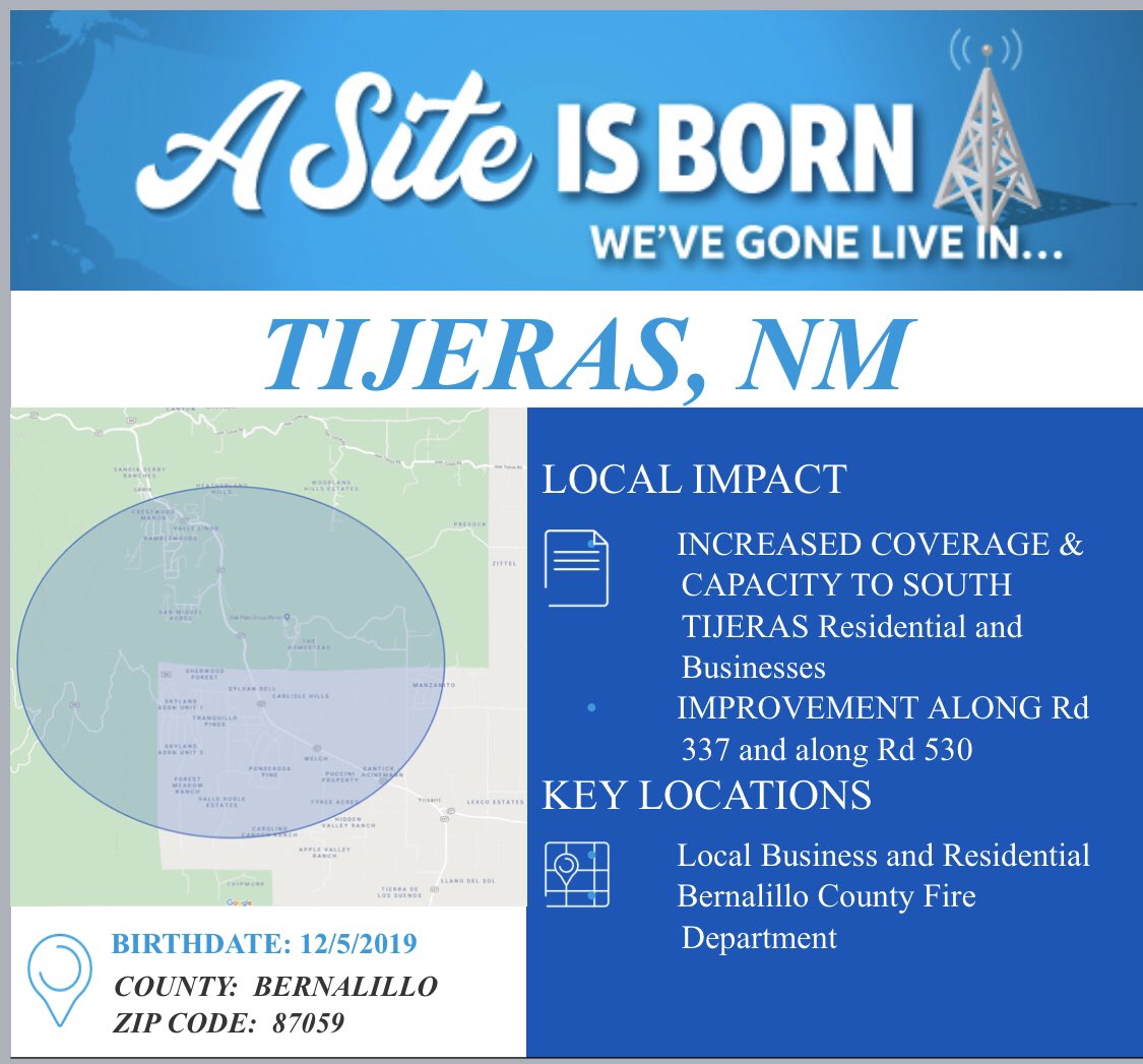 What’s better than a new tower in your community? TWO NEW TOWERS in your community!! #attEmployee #NewMexico #IHX #WestX #SWAT #att