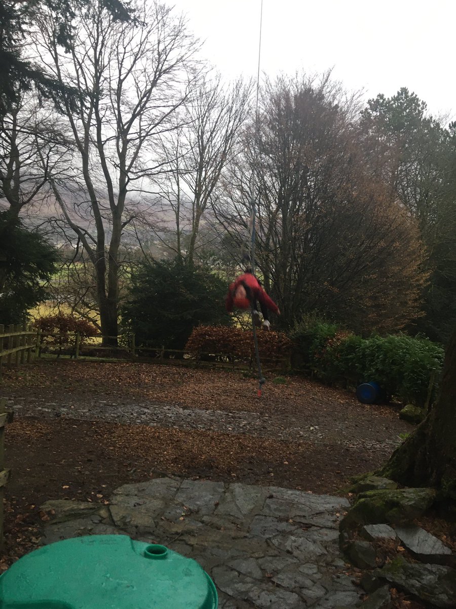 Mad_Mr_M's tweet photo. @UCPrimary A fun packed last full day at derwent hill involved a scramble up Coomb Ghyll before a braving our fears on the big swing. https://t.co/Yy0UxRnZLv