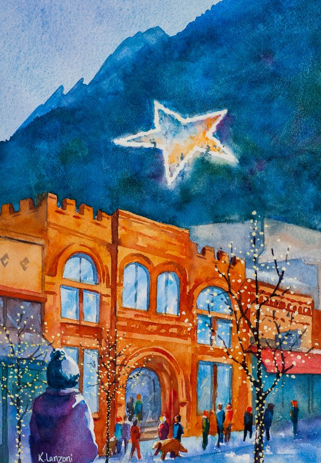 The 2019 Card was designed by #KathleenLanzoni and is available at: 
Art Mart
Art Source International
Hotel Boulderado (limited stock available)
Leanin' Tree
Lucky's Market North
McGuckin Hardware
Puddles Carwash
WonderWonder