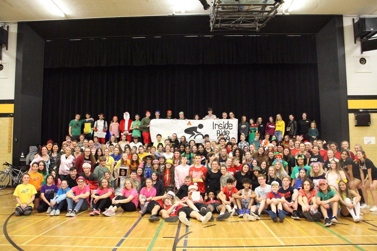 MrsDyke's tweet photo. @CECITitans raised over $16000 for the @InsideRideTour We burned Calories and #cancer #cecidifference @TVDSBGlobal https://t.co/aa1kY2pIkj