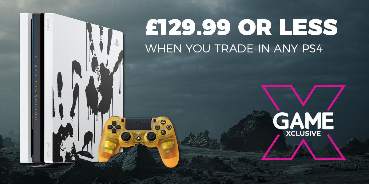 GAMEMotherwell's tweet photo. ❗NEW DEAL ALERT❗
When you trade in ANY PS4*, you can purchase any of these PS4 Pro's for £129.99 or less!! 

*T&amp;C's apply: https://t.co/7SVmze844r https://t.co/OmosqnCnAW