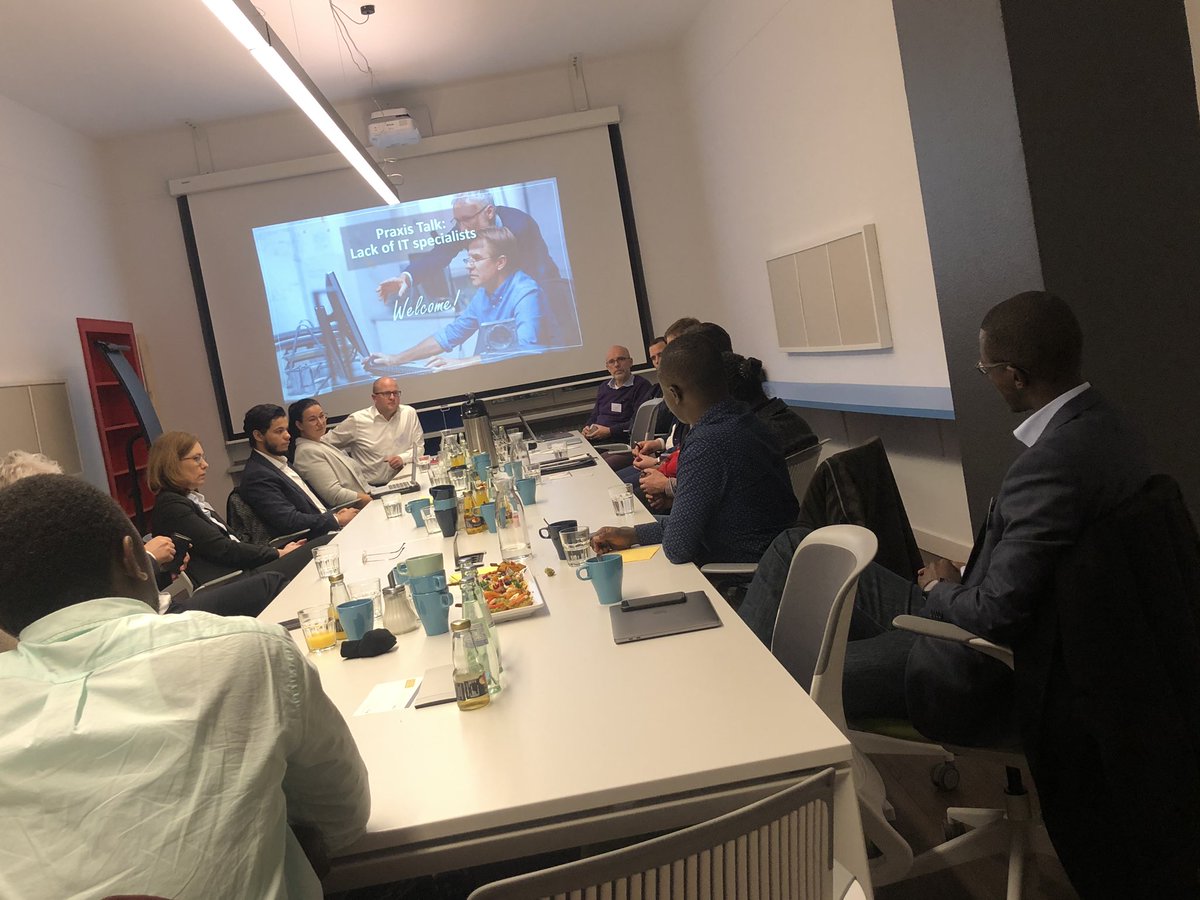 rwictchamber's tweet photo. Happening now! @rwictchamber members in Germany meeting BITMi member companies through our partnership project #codeofafrica, #BITMI project Rwanda https://t.co/VOnndSq1e9