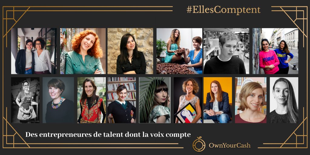 Ownyourcashnow's tweet photo. #EllesComptent Retrouvez nos 15 #entrepreneures au grand complet : elles innovent pour leurs client.e.s et/ou impactent positivement la société, chacune dans son domaine.
Admiration pour ces professionnelles🌟⭐️✨car #EllesComptent !
Plus d'infos ici > https://t.co/xhiWZJimKt https://t.co/ffkVYQGG5r