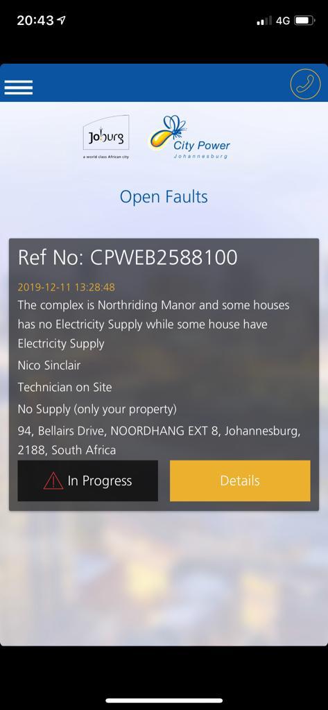 BerniceHouston's tweet photo. @CityPowerJhb we have reported this a number of times and still residents in our complex are in darkness. When will CPWEB2588100 be resolved? https://t.co/SSYFDBKCQI