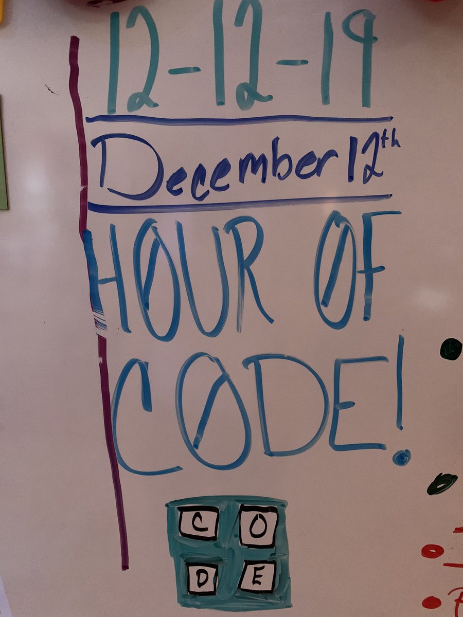 tjbrown5thgrade's tweet photo. HOUR OF CODE DAY IS HERE!!! My kiddos love to code!!! @mylanpatriots @Monongalia_Co #HourofCode #CS4WV #CSEdWeek19 #mylanpatriots https://t.co/MMEyTQICPa